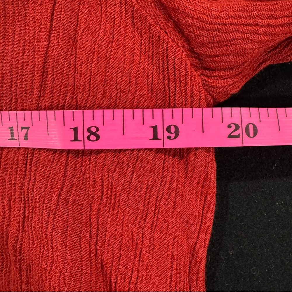 Altar'd State Red Embroidered Tunic - Picture 9 of 12